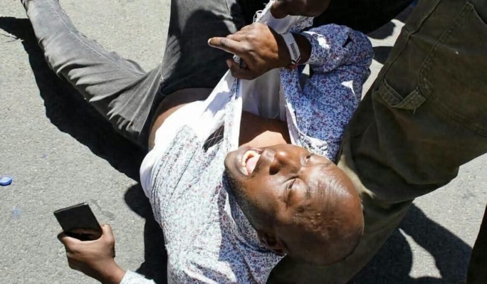 Journalist Manhandled While on Duty